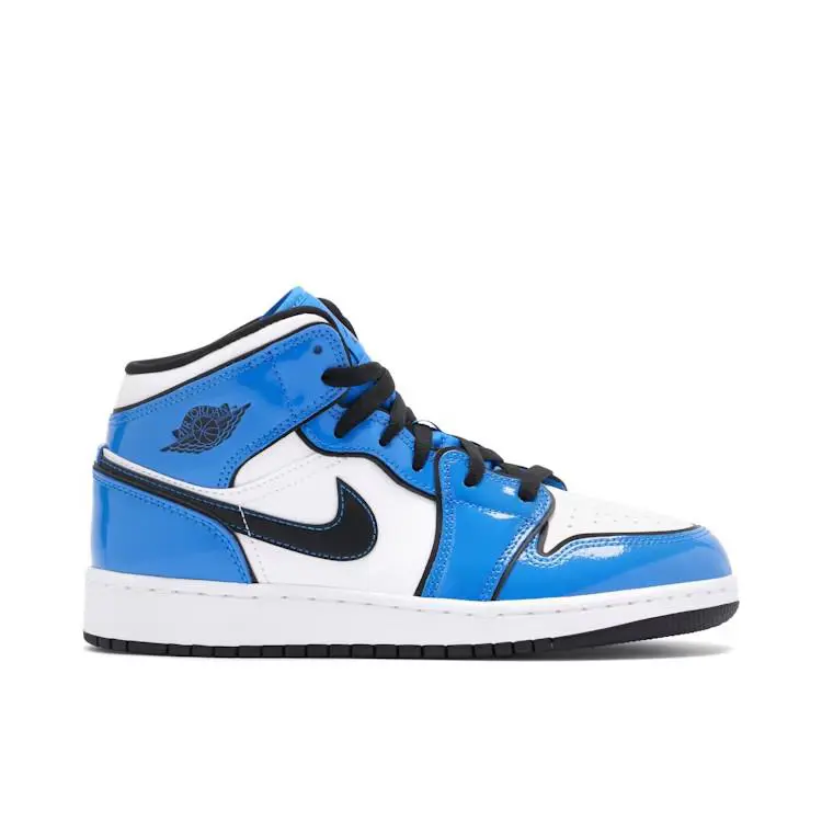 Nike shoes - Air Jordan 1 Mid - Air Mid - BQ6931-402 - Signal Blue 4