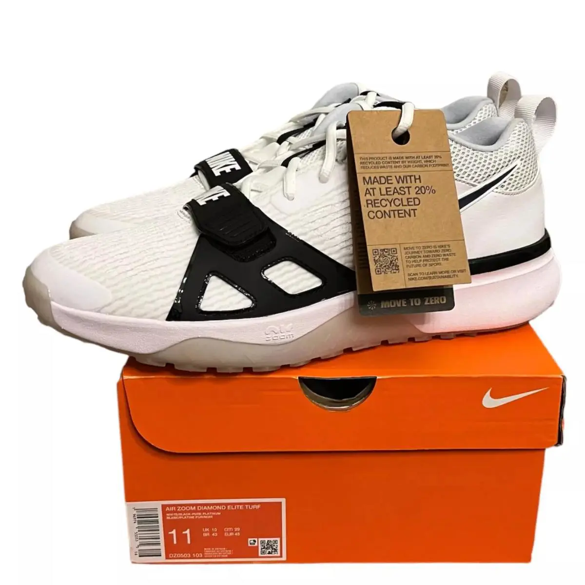 Nike shoes - Nike Air Zoom Diamond Elite - White 0