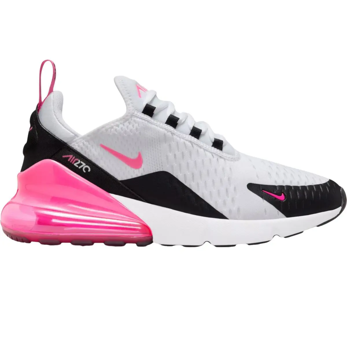 Nike Air Max 270 Women Sneaker Shoe White Black Hyper Pink Size 6-11 - White/Black/White/Hyper Pink