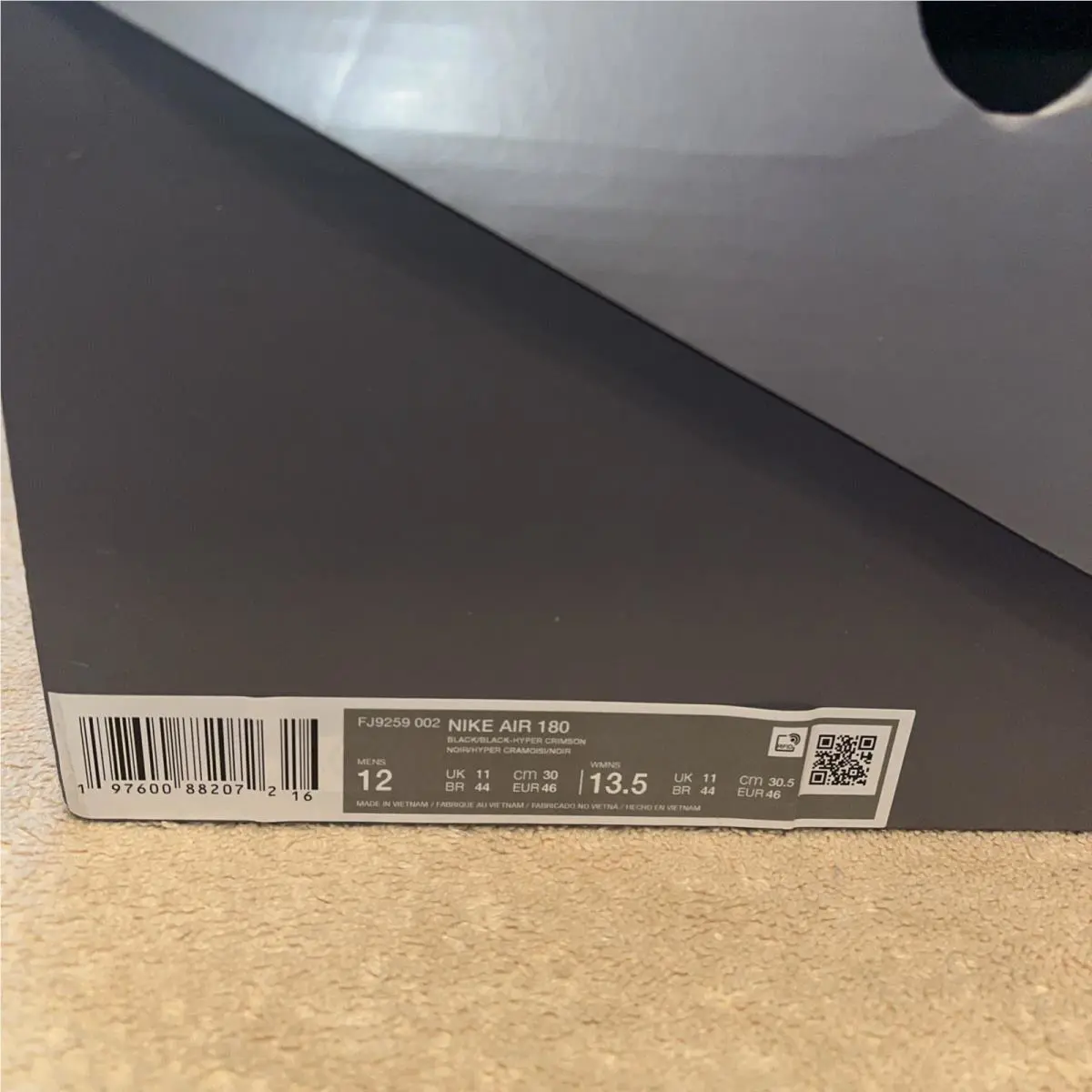 Nike shoes - Nike Air 180 - Air - FJ9259-002 - Black 3