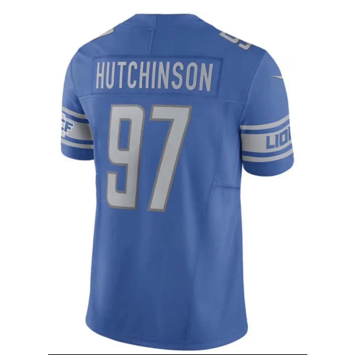 Nike clothing - DETROIT LIONS MENS BLUE VAPOR F.U.S.E. LIMITED FOOTBALL JERSEY - 31NM-9SF - Blue 1