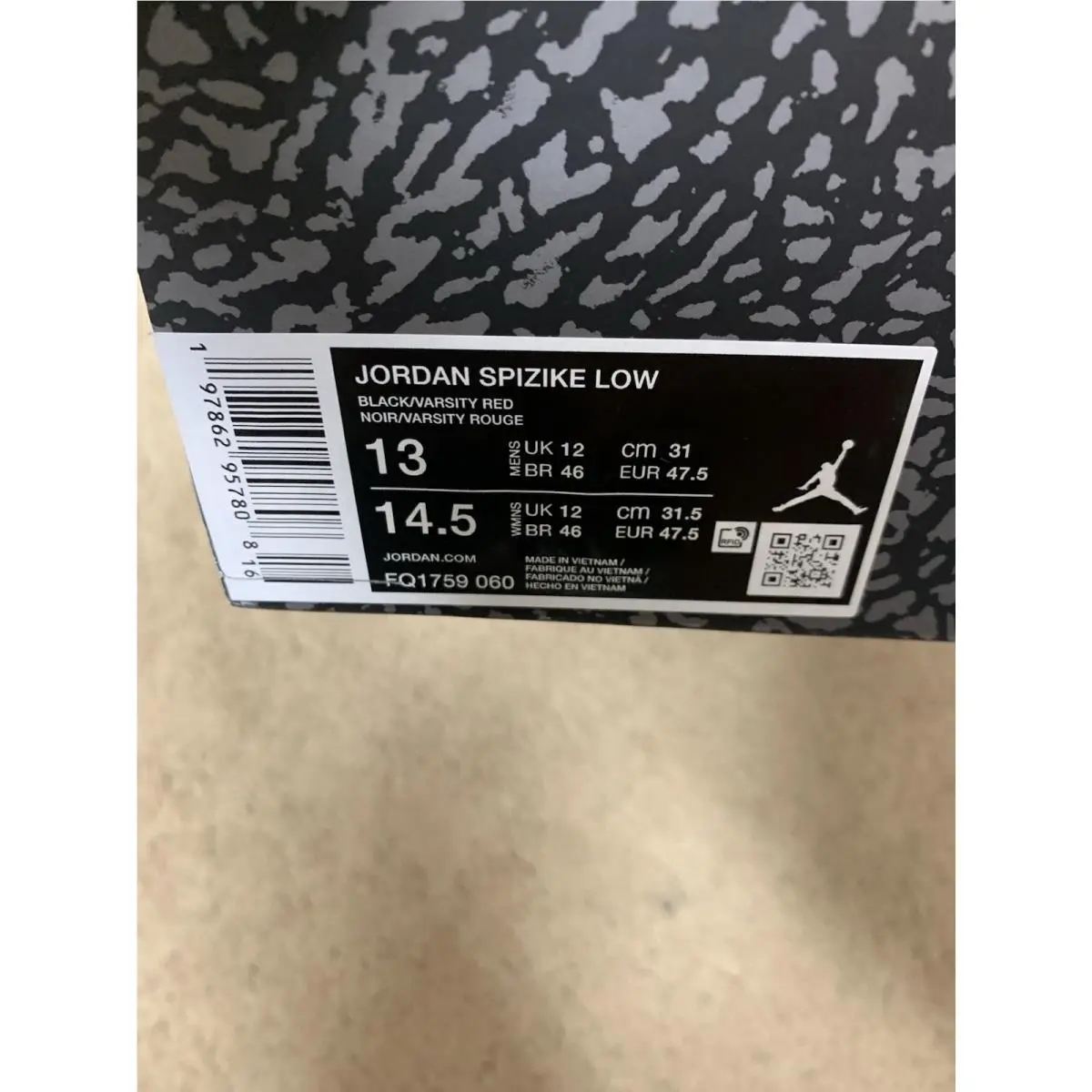 Nike shoes - Jordan Spizike - Spizike - FQ1759-060 - Black (UPC: 197862956733) 6