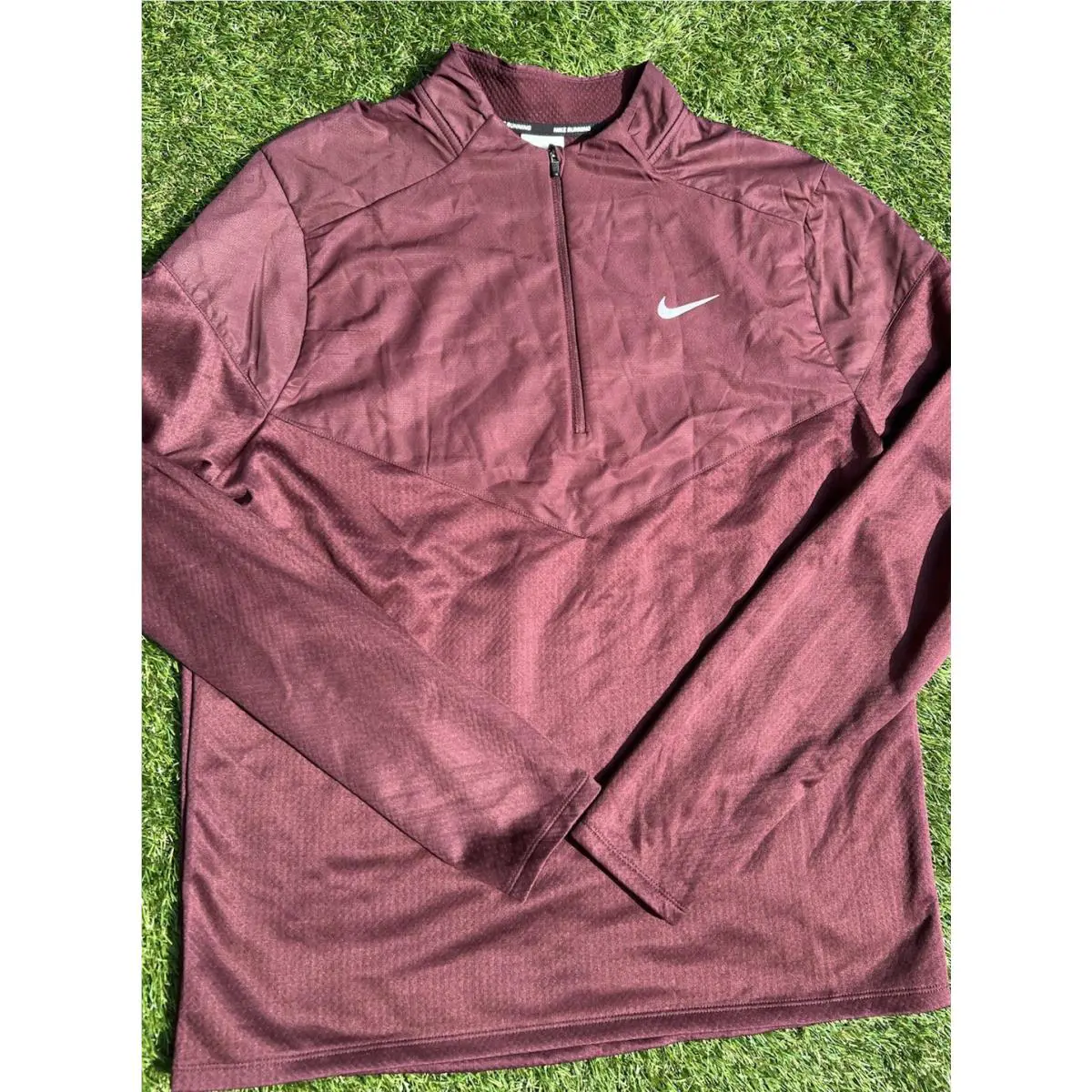 Nike clothing - Nike Sphere Element Therma-FIT Running Top - FZ1115-652 - Burgundy 4