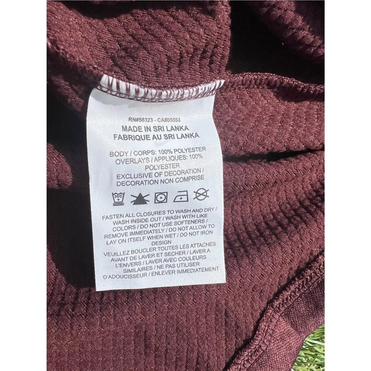 Nike clothing - Nike Sphere Element Therma-FIT Running Top - FZ1115-652 - Burgundy 7