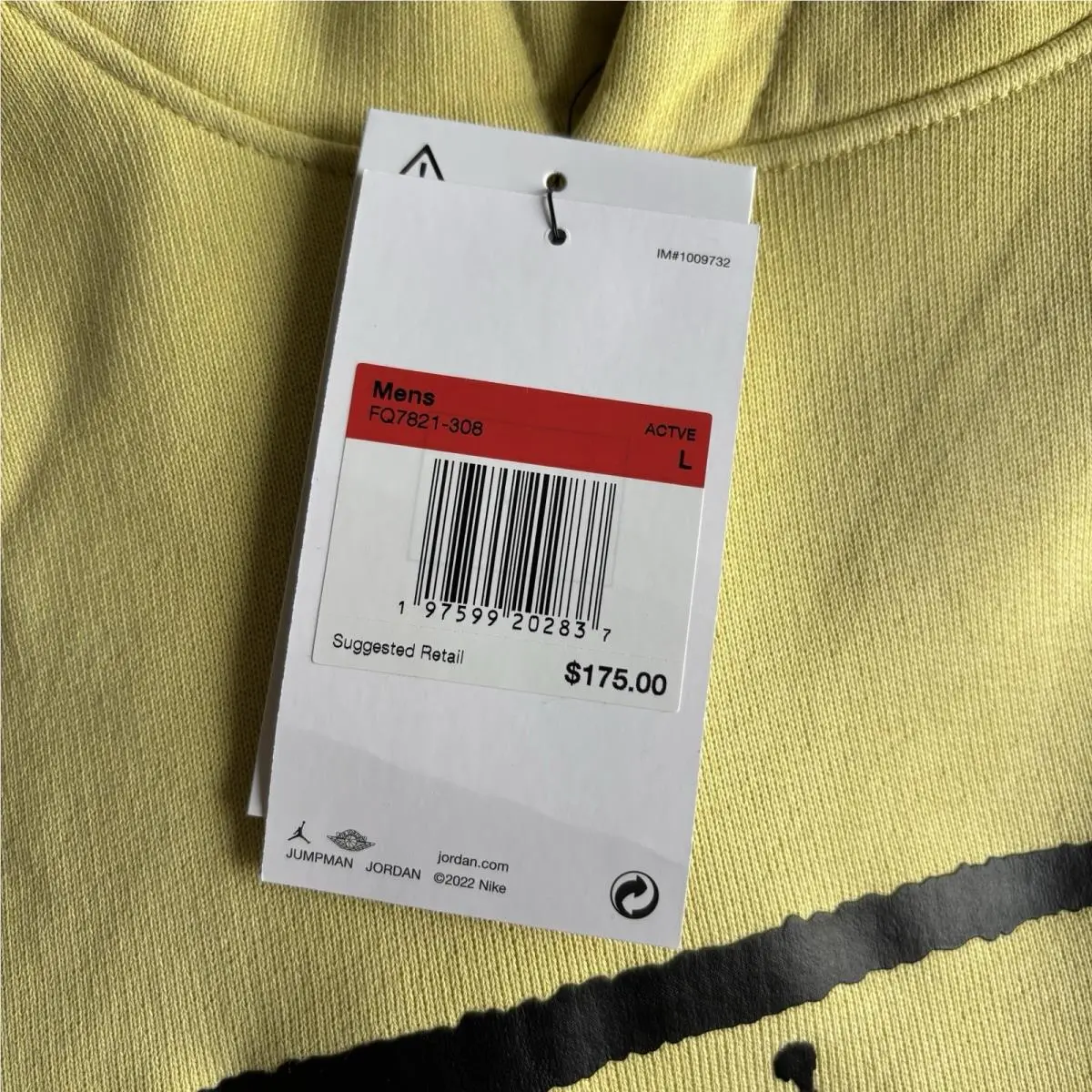 Nike clothing - FQ7821-308 - FQ7821-308 - Celery (UPC: 0197599202837) 1