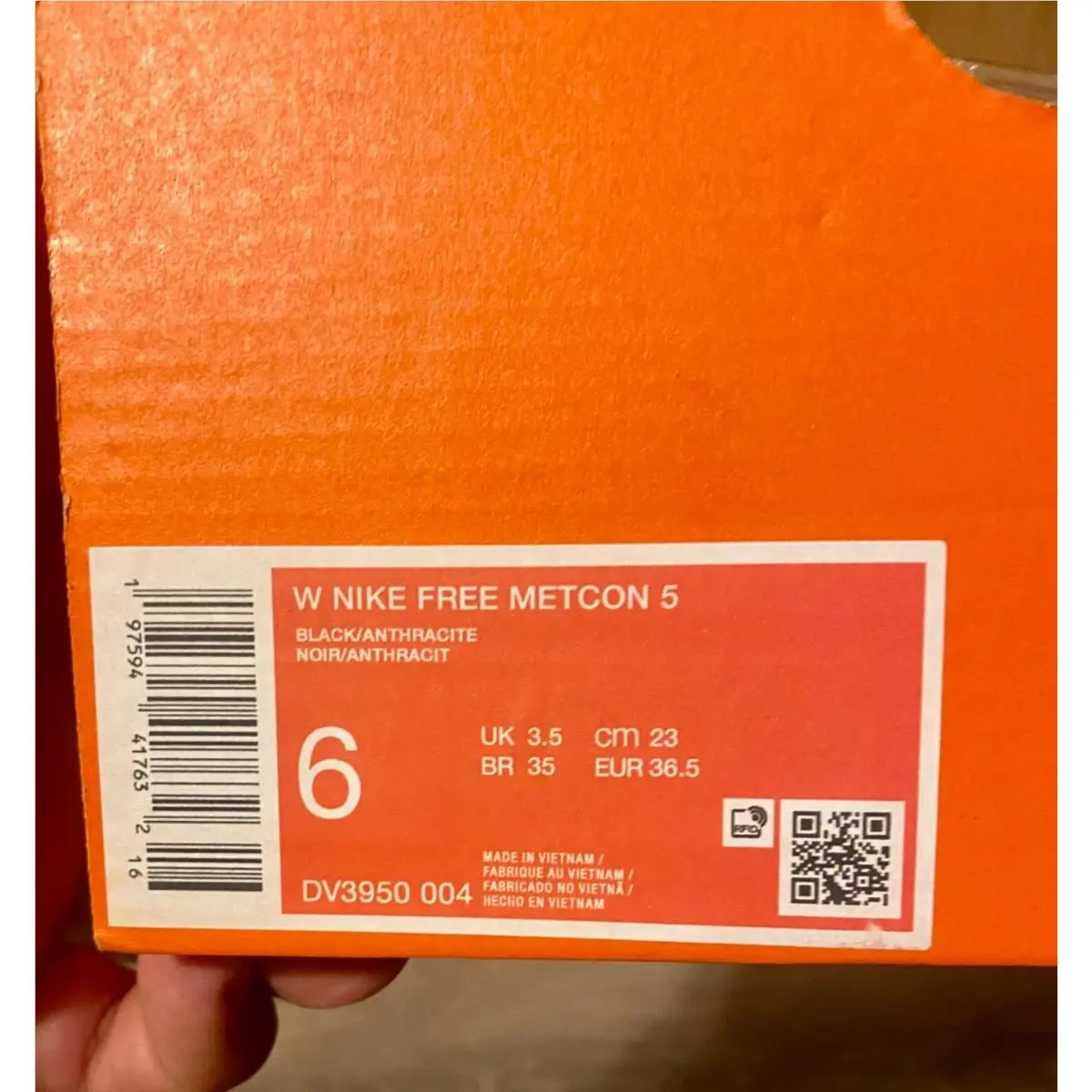Nike shoes - Nike Free Metcon 5 - Free Metcon - DV3950-004 - Black/Anthracite (UPC: 197594417632) 10