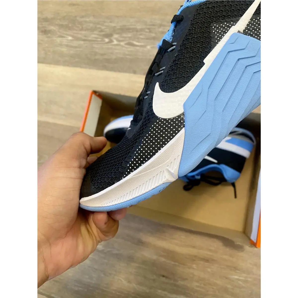 Nike shoes - Nike Metcon 7 - Metcon - CZ8281-089 - University Blue-Black-White (UPC: 195238833718) 2