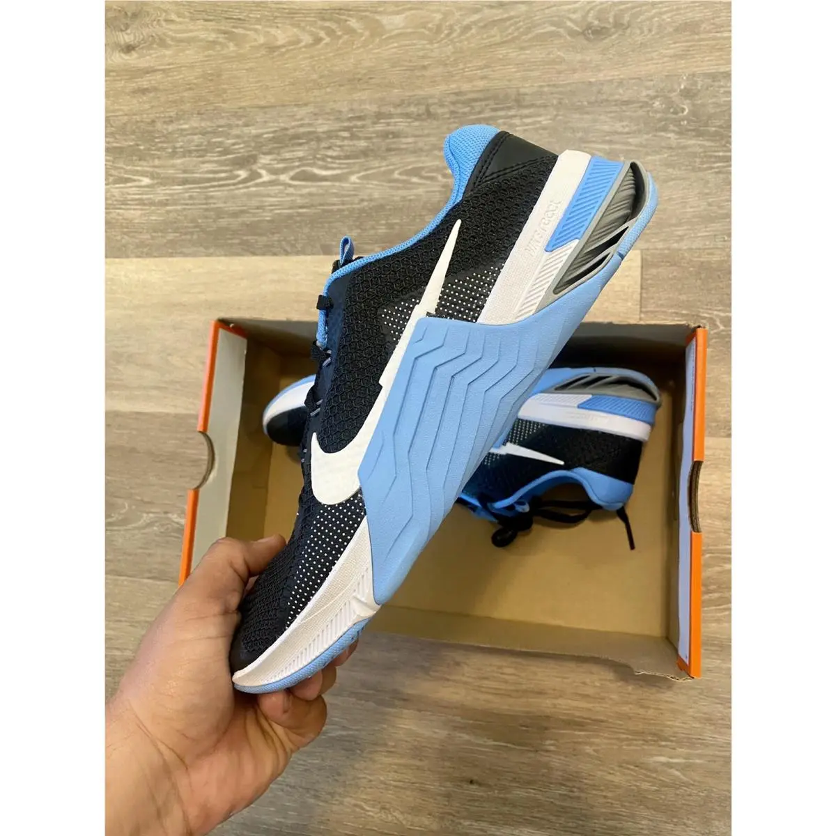 Nike shoes - Nike Metcon 7 - Metcon - CZ8281-089 - University Blue-Black-White (UPC: 195238833718) 3