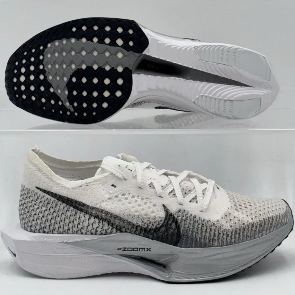 Womens Size 5.5 Nike Zoom Vaporfly Next%3 White Grey Running Shoe DV4130 100