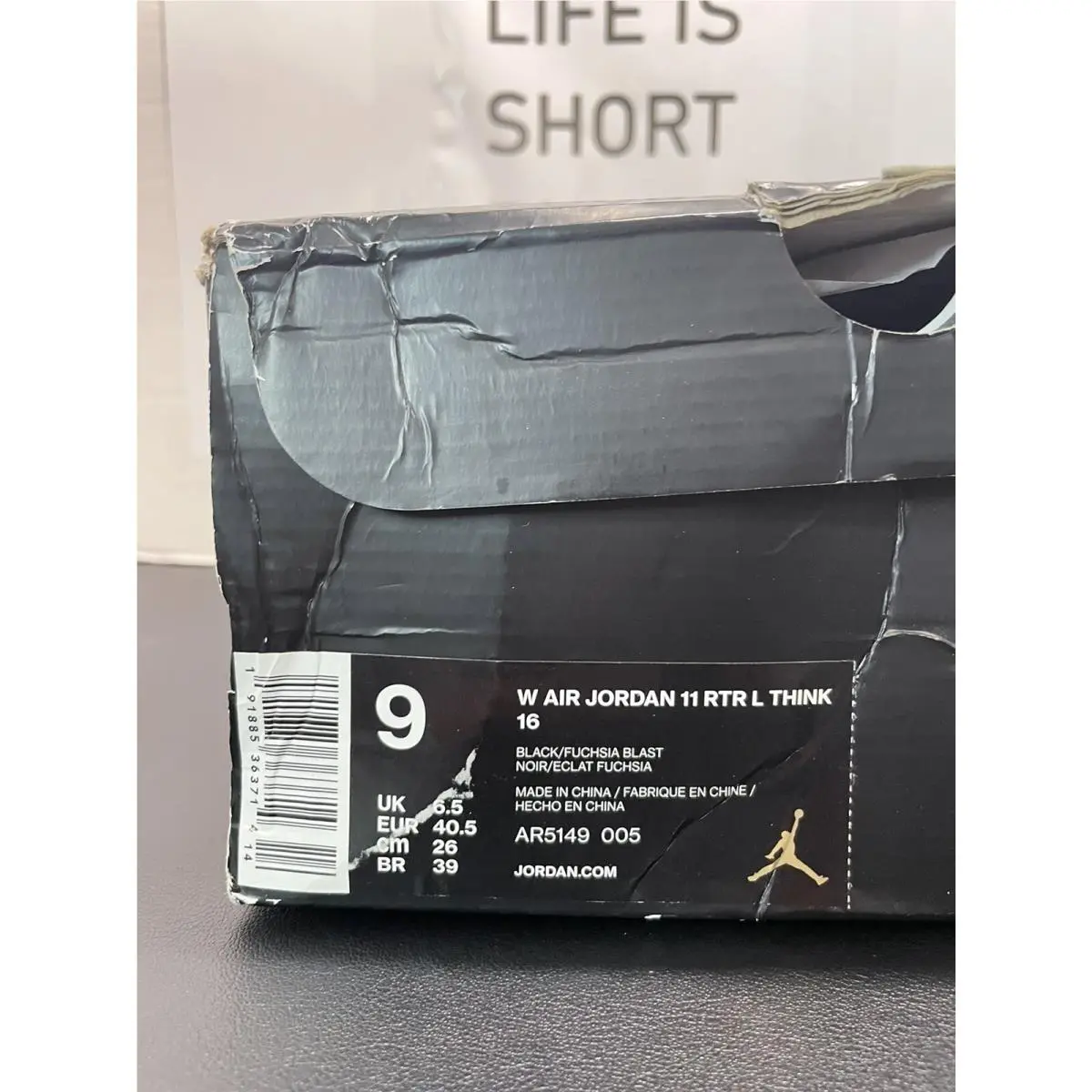 Nike shoes - Air Jordan 11 - Air - AR5149-005 - Black/Fuchsia Blast 8