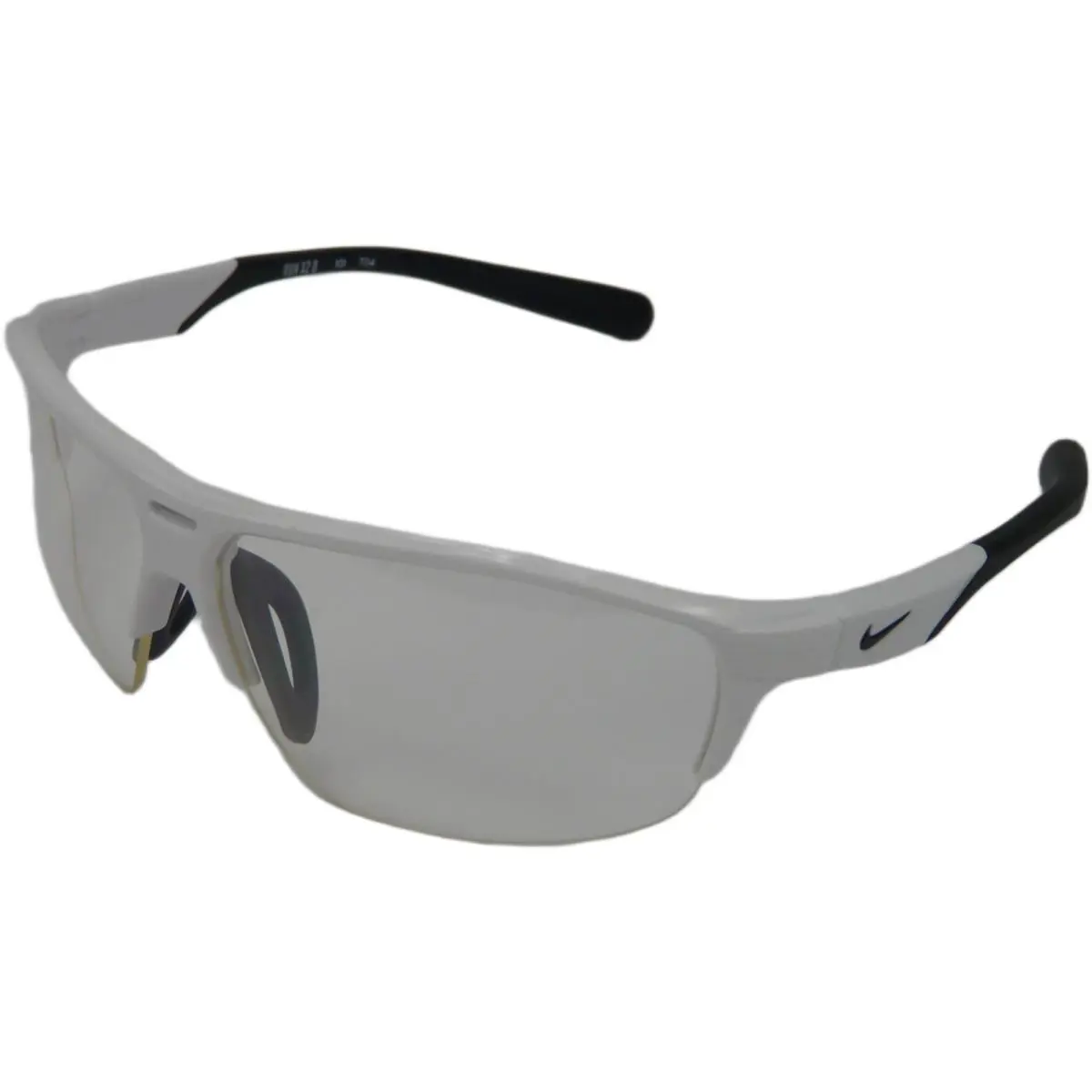 Nike Sunglasses Run X2 D - 101 White/black/clear Lens - Frame: White