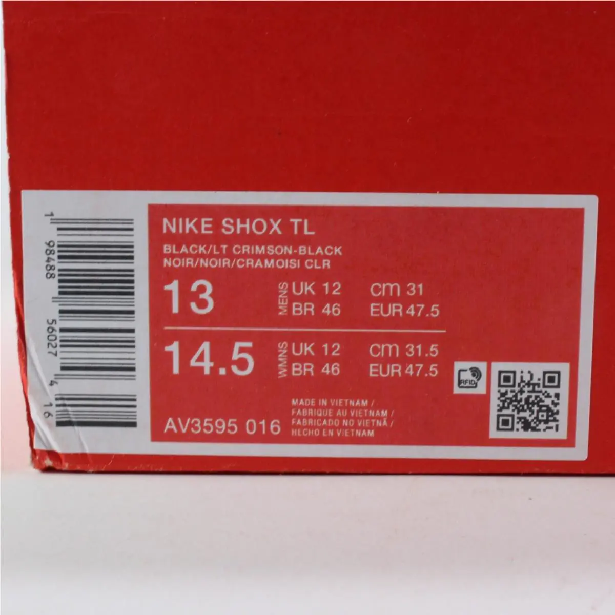 Nike shoes - Nike Shox TL - Shox - AV3595-302 - Black 8