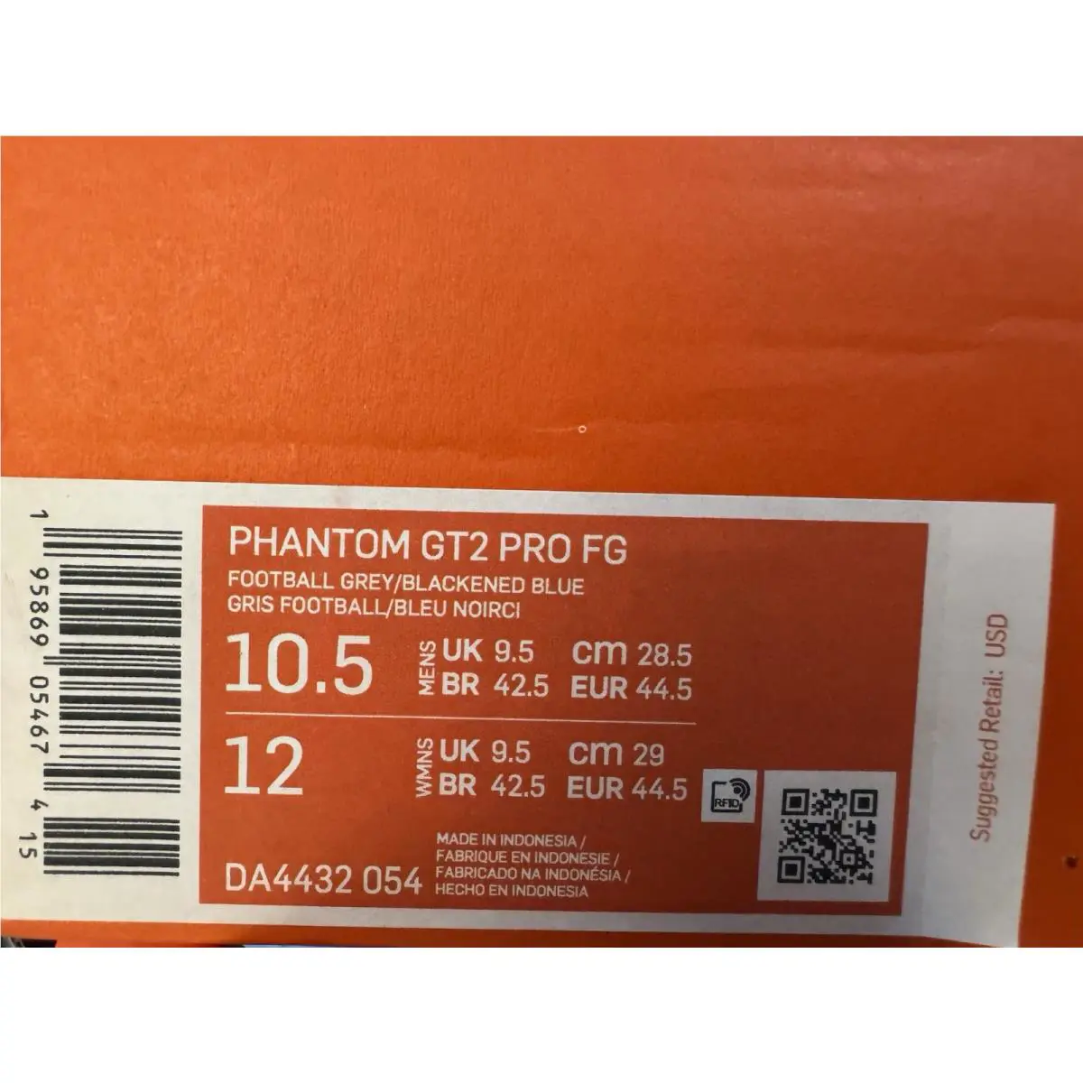 Nike shoes - Nike Phantom GT - Phantom - DA4432-054 - Gray (UPC: 195869054674) 6