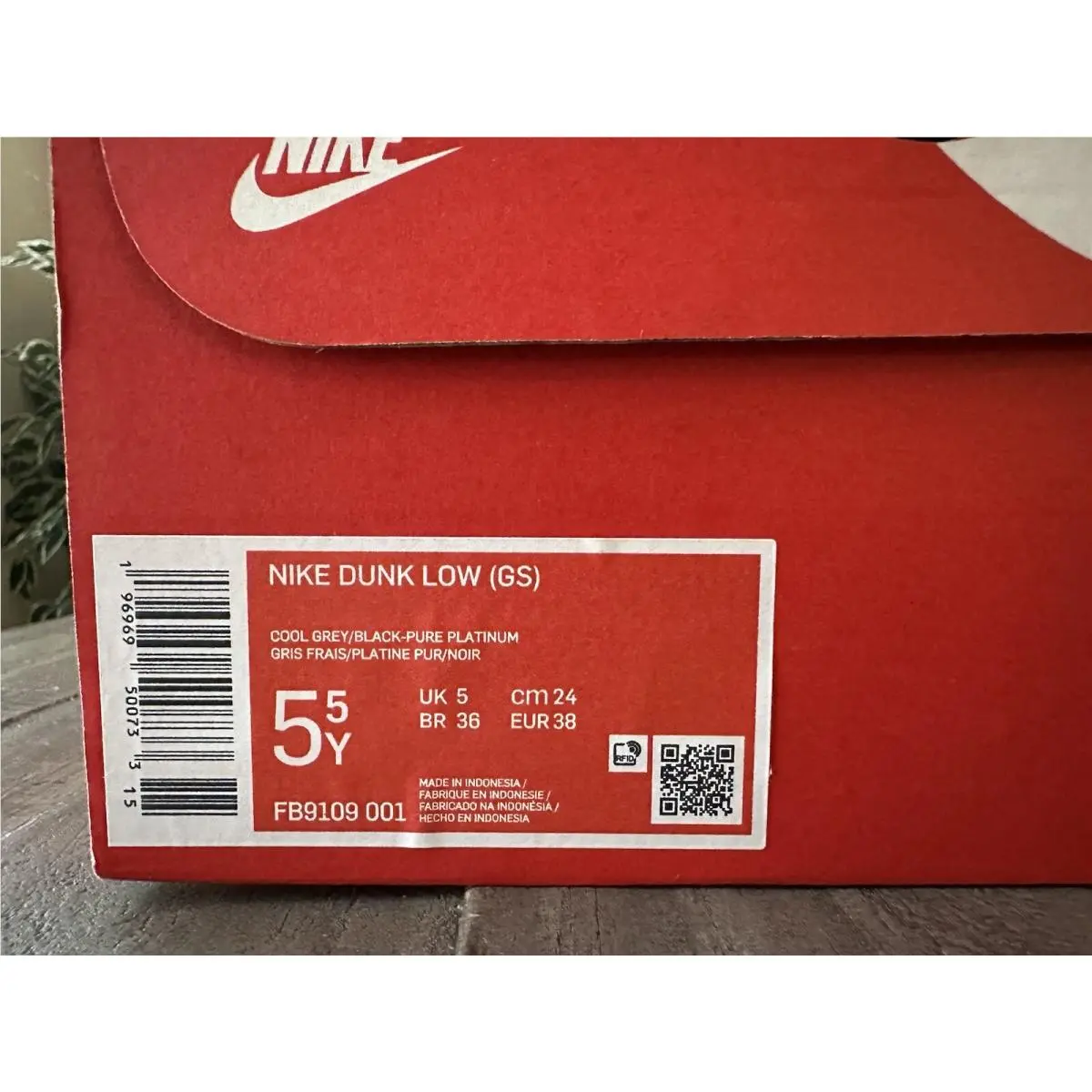 Nike shoes - Nike Dunk Low - Dunk Low - FB9109-001 - Cool Grey/ Black-Pure Platinum (UPC: 0196969500733) 13