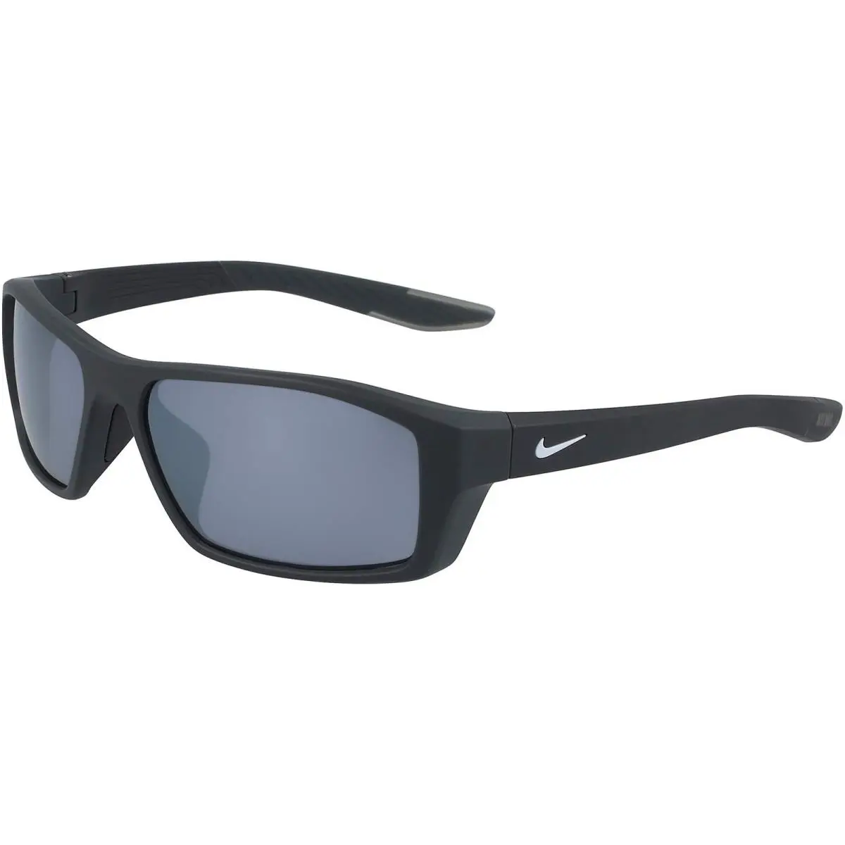 Nike CT8228 060 Matte Anthracite Brazen Shadow Sunglass Silver Mirror Lens - Matte Anthracite, Frame: Anthracite, Lens: Silver