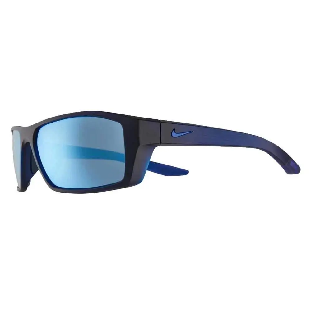 Nike CT-8226 451 Obsidian Brazen Shadow M Sunglasses with Blue Mirror Lens