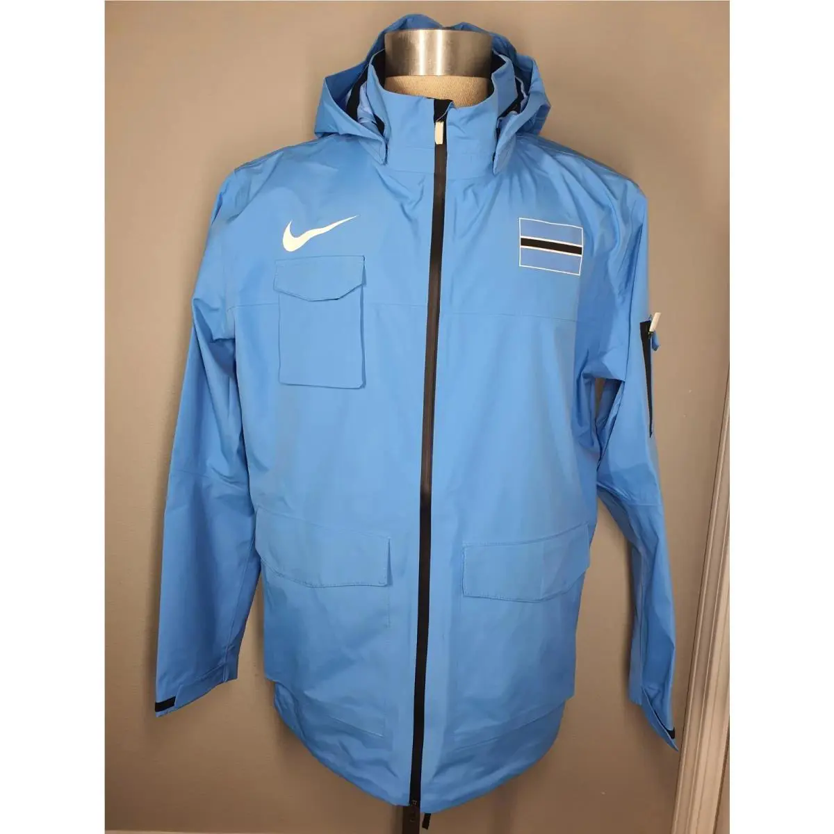 Nike clothing - Nike Pro Elite Botswana Hypershield Storm Jacket - CI6098-412 - Blue (UPC: 194272529908) 6