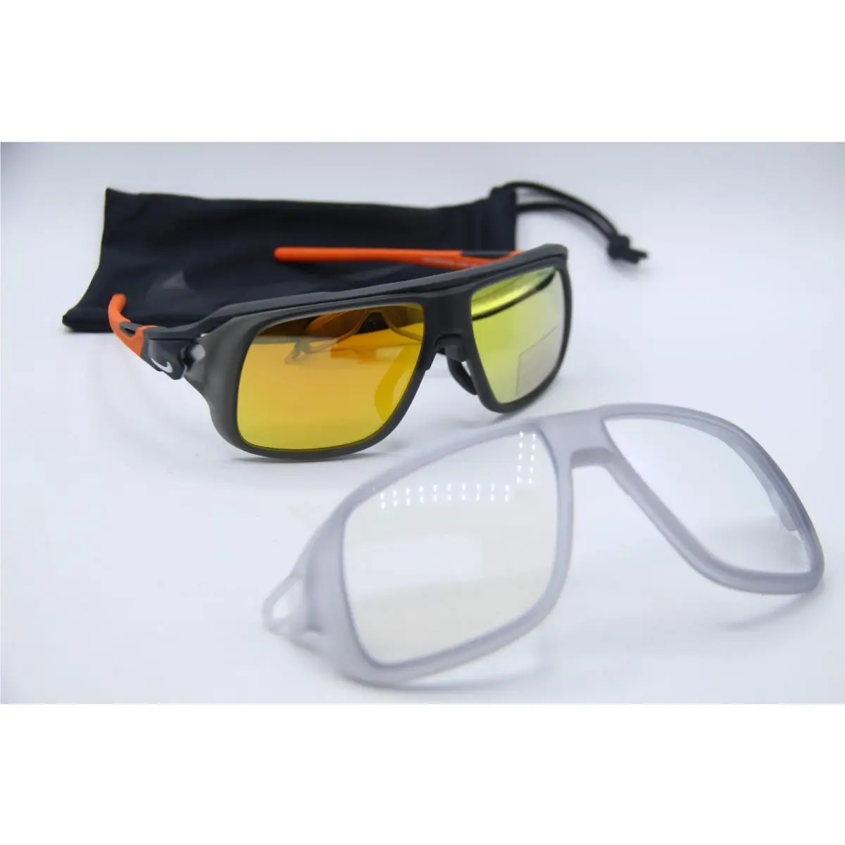 Nike Flyfree Soar EV 24001 060 Interchange Grey Sunglasses 59-15