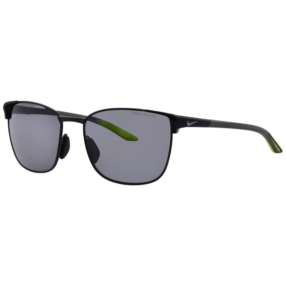Nike Metal-Fusion-P-FV2384 010 Sunglasses Men`s Satin Black/polarized Grey 55mm