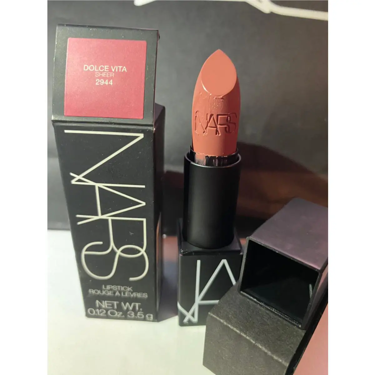 4 Nars Lipstick 2944 Dolce Vita Sheer Full Size 0.12 Oz Minor Damage 8351