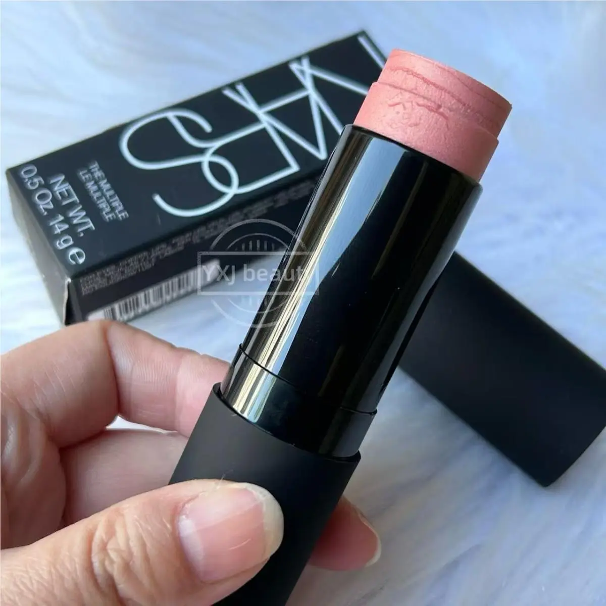 Nars The Multiple Cream Blush Lip and Eye Stick Orgasm Full Size 14 g Boxed