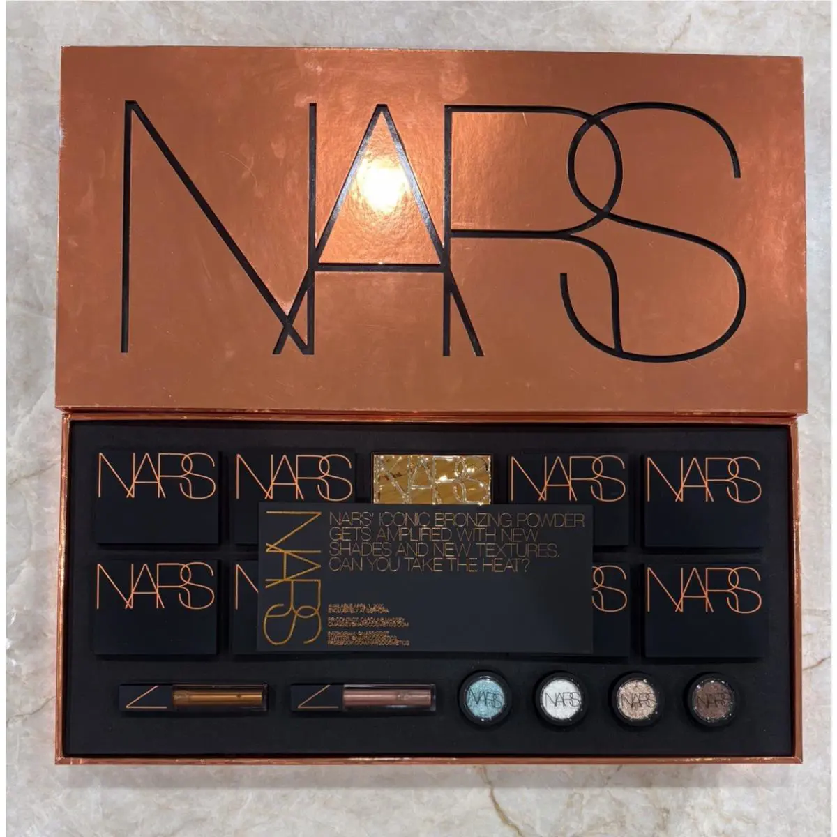 Nars Makeup Gift Box Includes Bronzers Bronzing Powder Lip Balm More