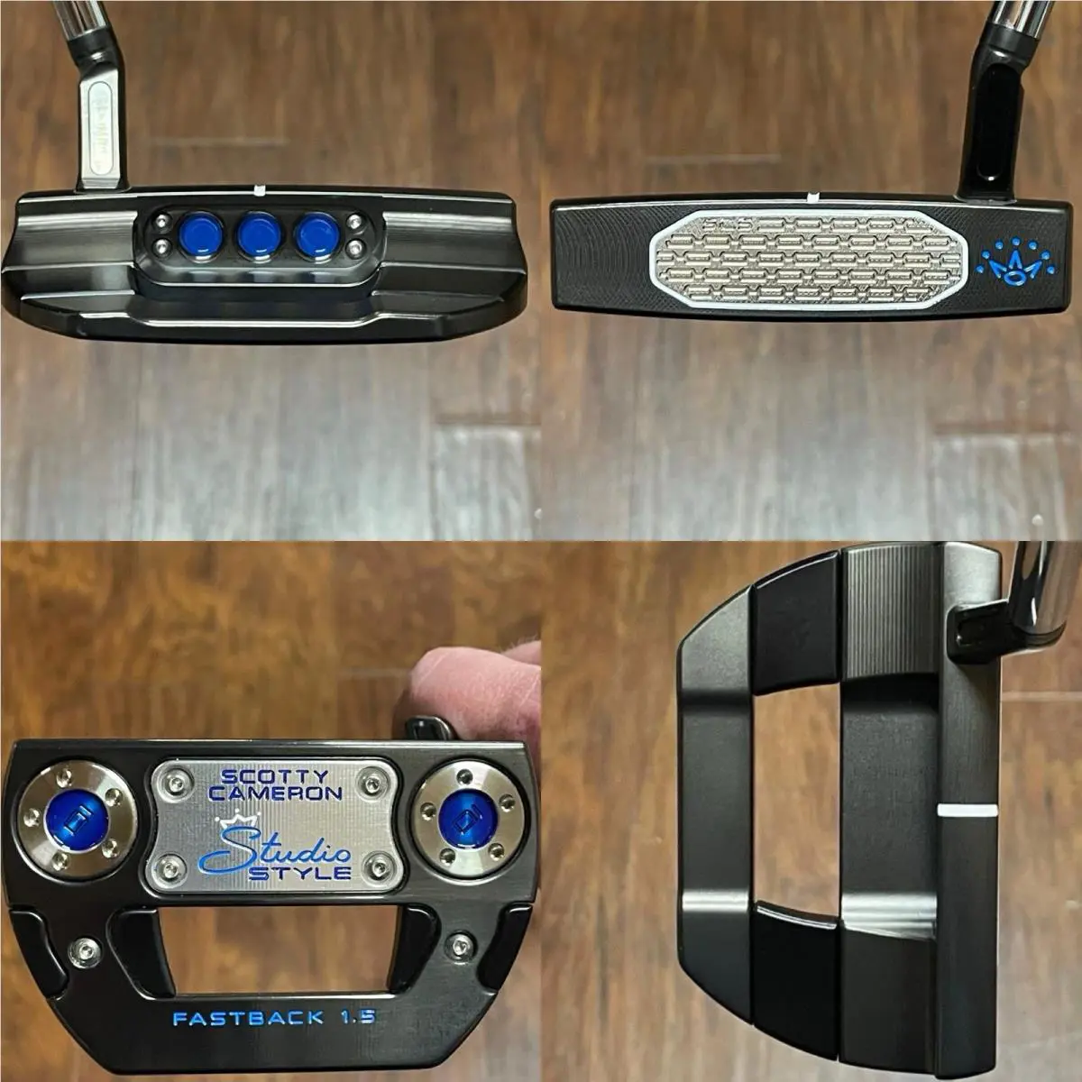 Scotty Cameron Studio Style Fastback 1.5 Putter - - Xtreme Dark Finish - Blu