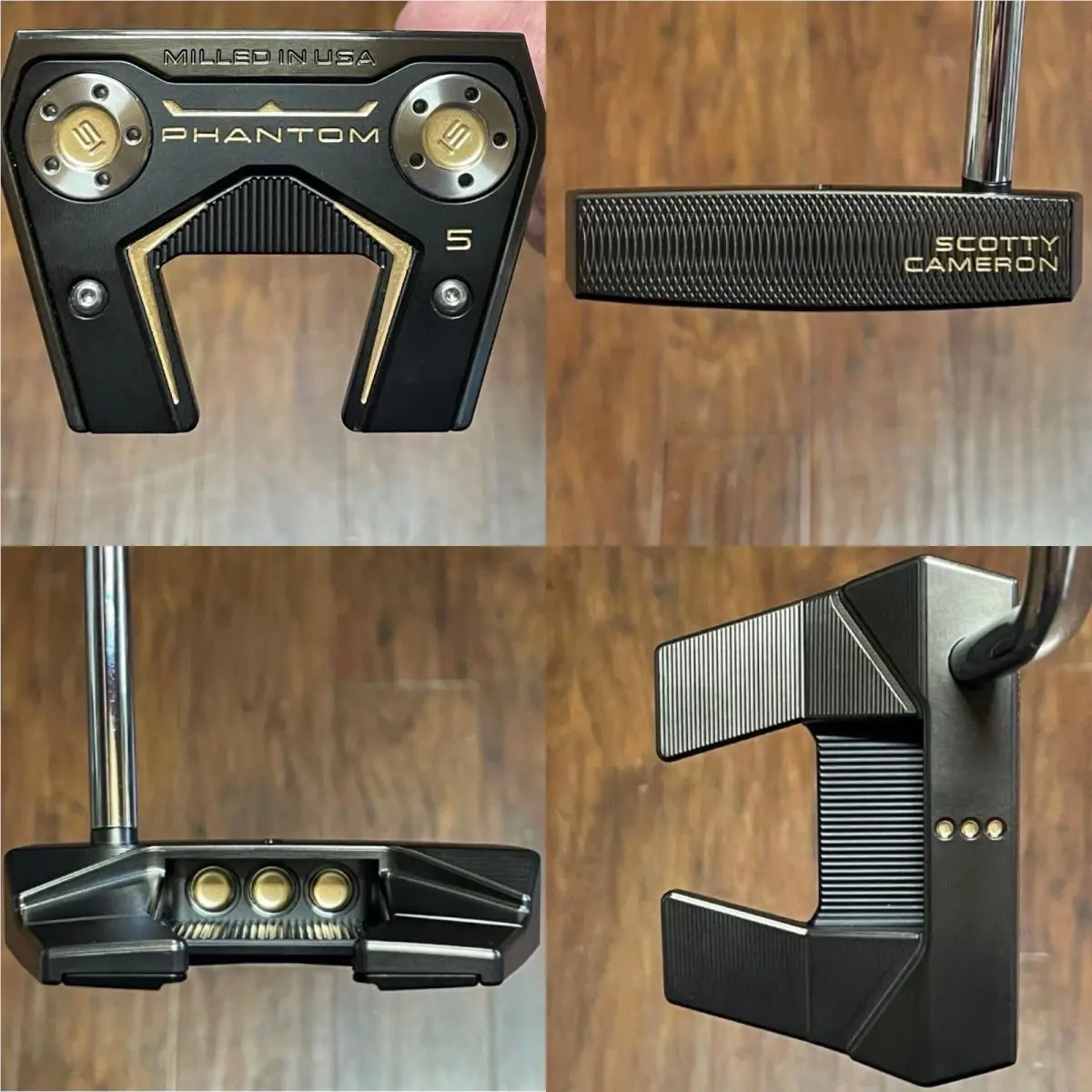 Scotty Cameron 2025 Phantom 5 Putter - - Xtreme Dark Finish - Gld