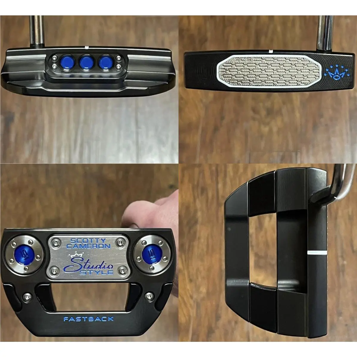 Scotty Cameron Studio Style Fastback Putter - - Xtreme Dark Finish - Blu
