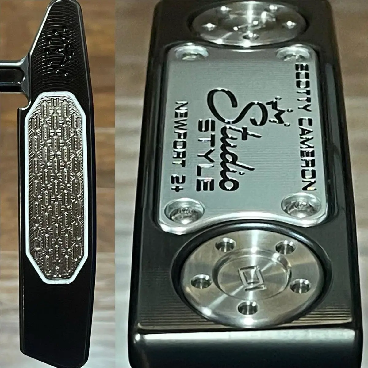 Scotty Cameron  - Studio Style Newport 2 Plus - Stability Shaft - Xtreme Dark - DLC - Black, Lie Angle: Black 1