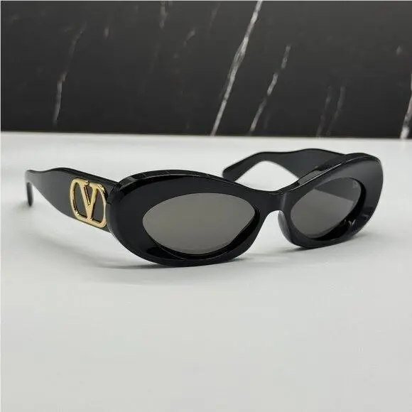 Valentino Sunglasses VLS-178A Black Gray Women Eyewear