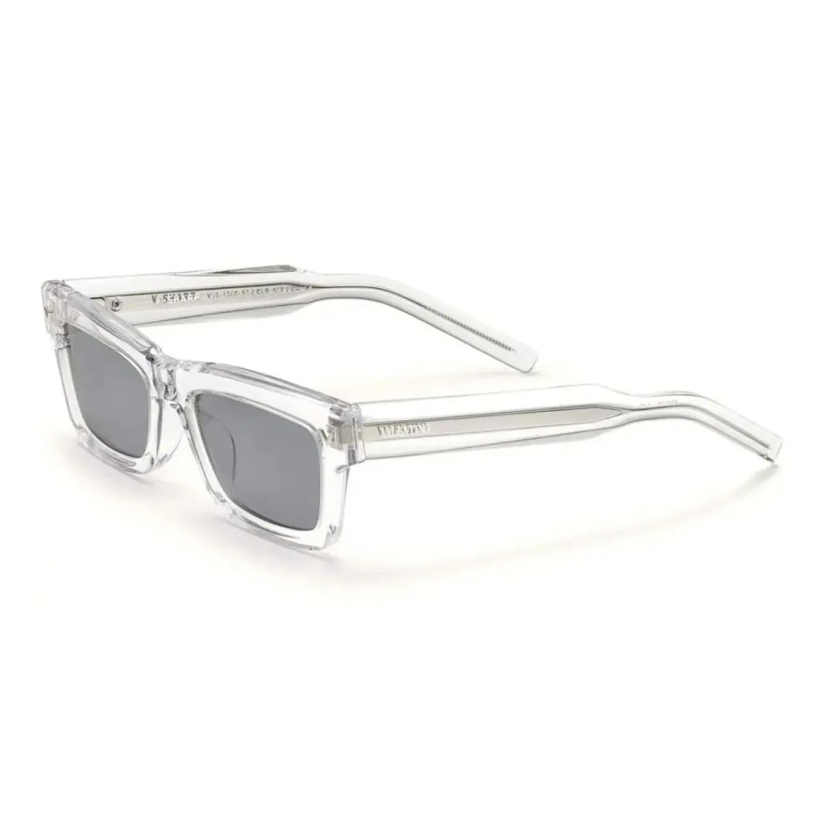 VLS-134 C Square Transparent/gray 53 mm Unisex Sunglasses Frame by Valentino