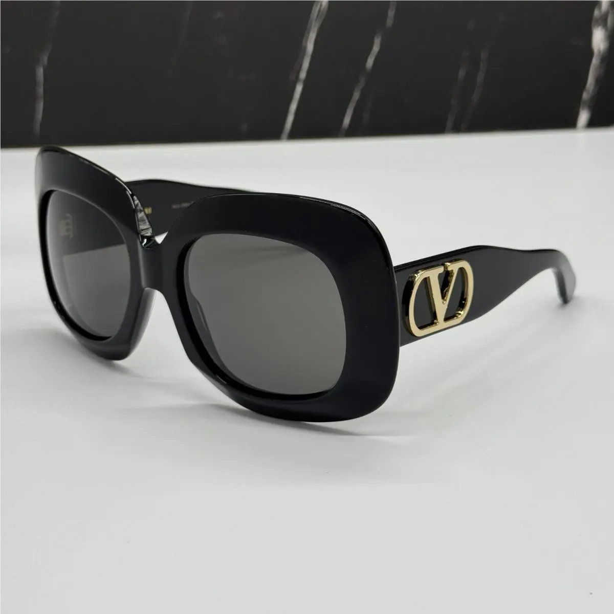 Valentino VLS-180A Black Grey Sunglasses Valentino