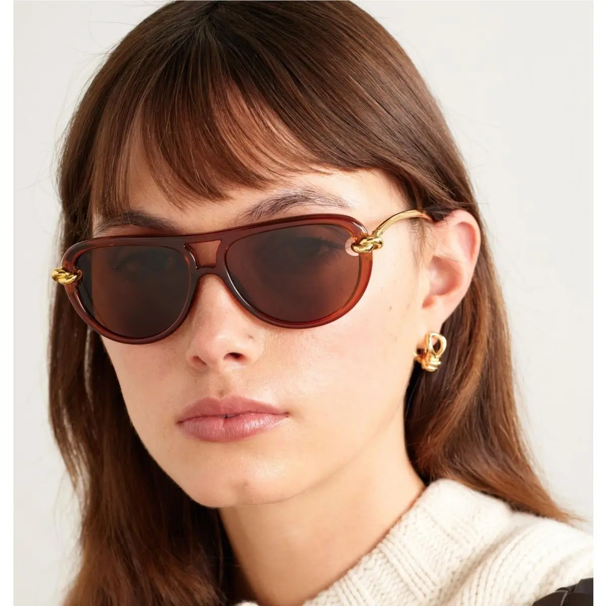 Bottega Veneta BV1418S-004 Sunglasses 58mm