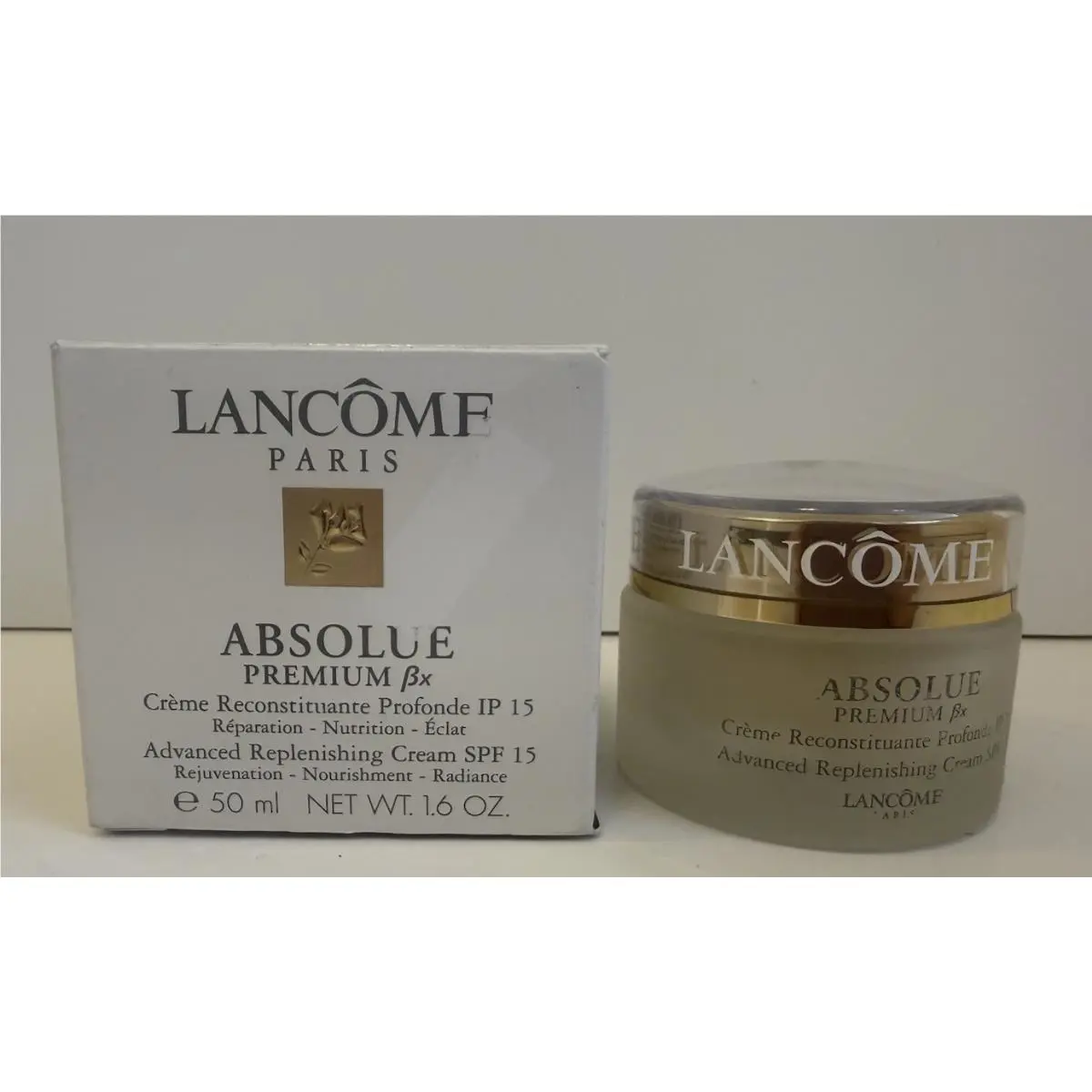 Lancome Absolue Premium Bx Replenishing Rejuvenating Day Cream Spf 15 1.7 Oz