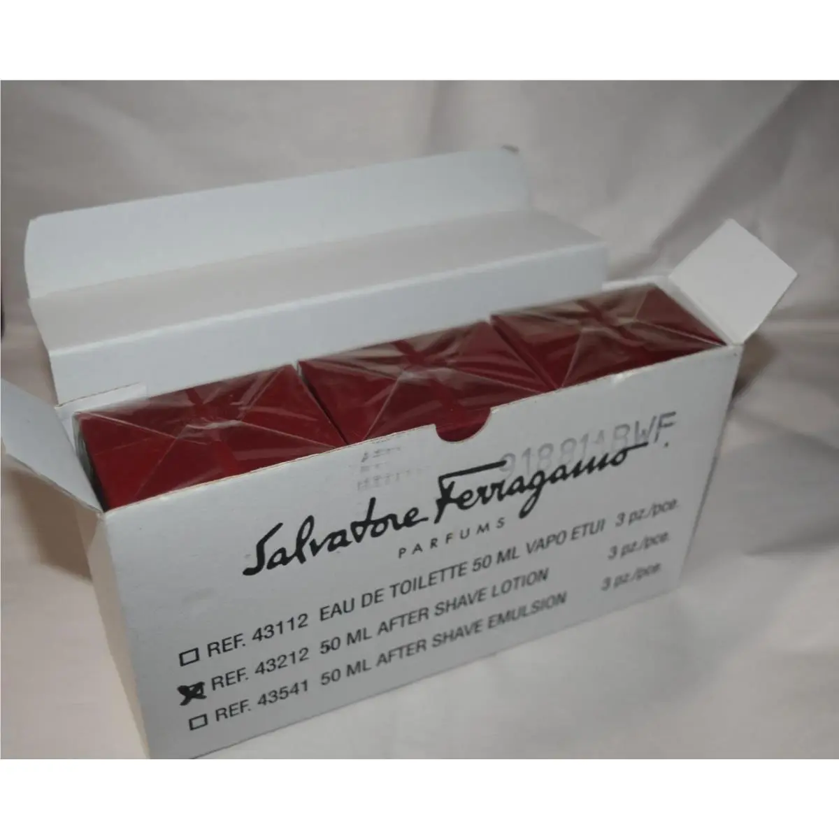 3X  After Shave Emulsion + Lotion 1.7 oz Each by Salvatore Ferragamo