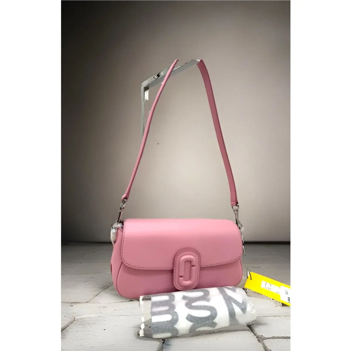 Marc Jacobs The Clover Leather Shoulder Crossbody In Ribbon Pink