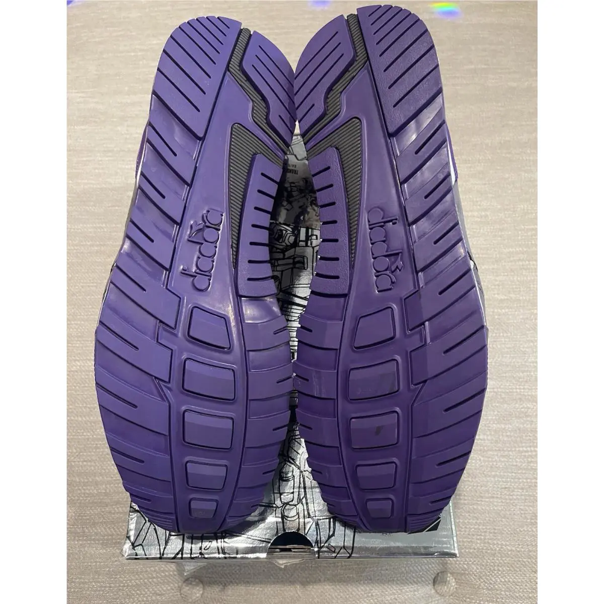 Diadora shoes - Diadora Transformers N9000 - Transformers - Charcoal/Grey/Purple/Ultraviolet 9
