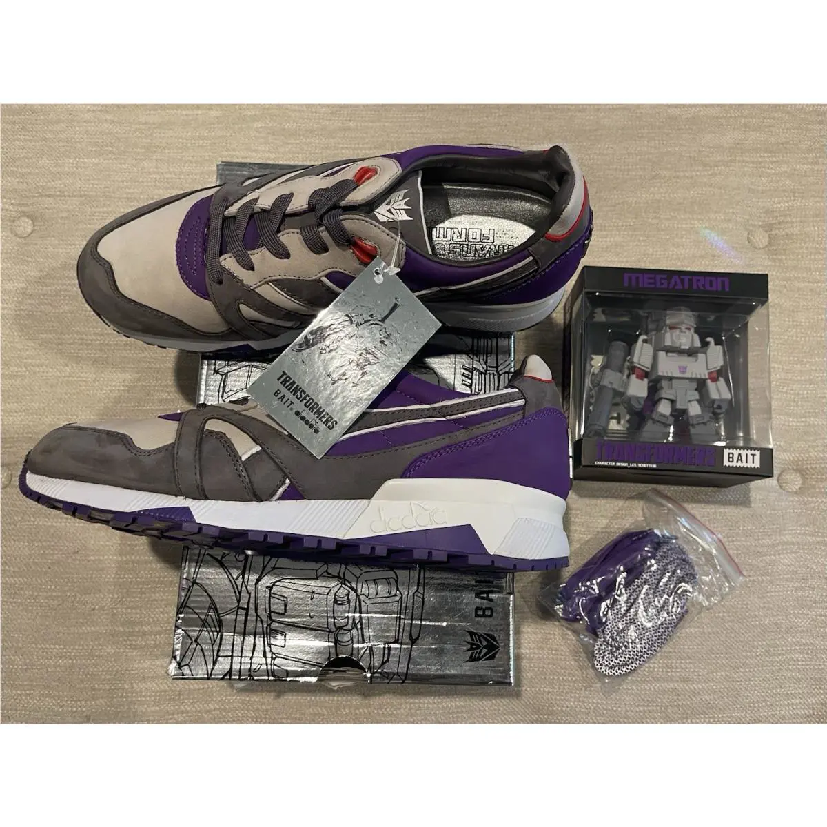 Diadora shoes - Diadora Transformers N9000 - Transformers - Charcoal/Grey/Purple/Ultraviolet 12