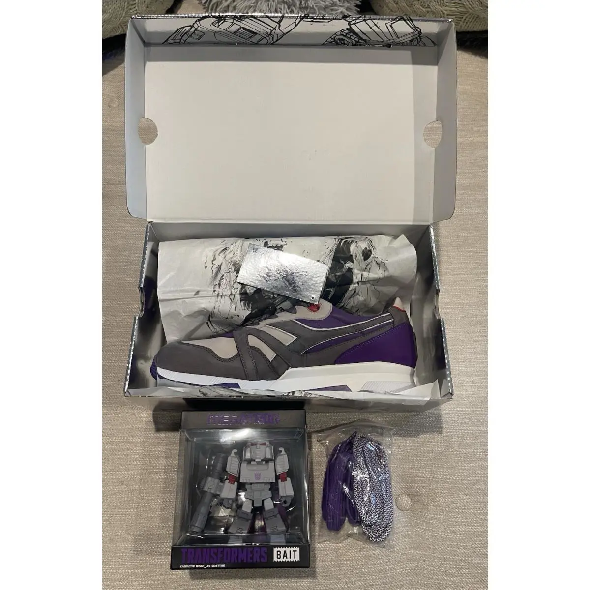 Diadora shoes - Diadora Transformers N9000 - Transformers - Charcoal/Grey/Purple/Ultraviolet 14