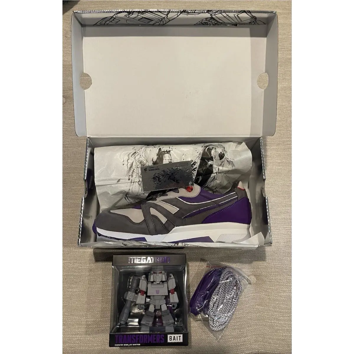 Diadora shoes - Diadora Transformers N9000 - Transformers - Charcoal/Grey/Purple/Ultraviolet 15
