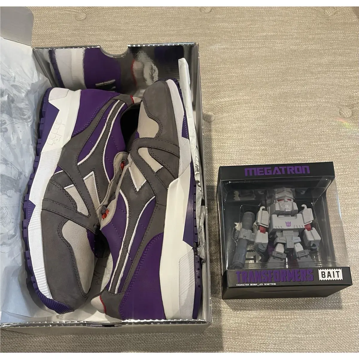 Diadora shoes - Diadora Transformers N9000 - Transformers - Charcoal/Grey/Purple/Ultraviolet 0