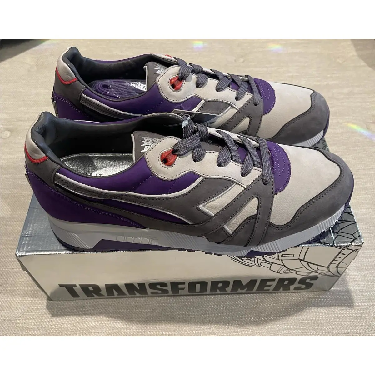 Diadora shoes - Diadora Transformers N9000 - Transformers - Charcoal/Grey/Purple/Ultraviolet 6