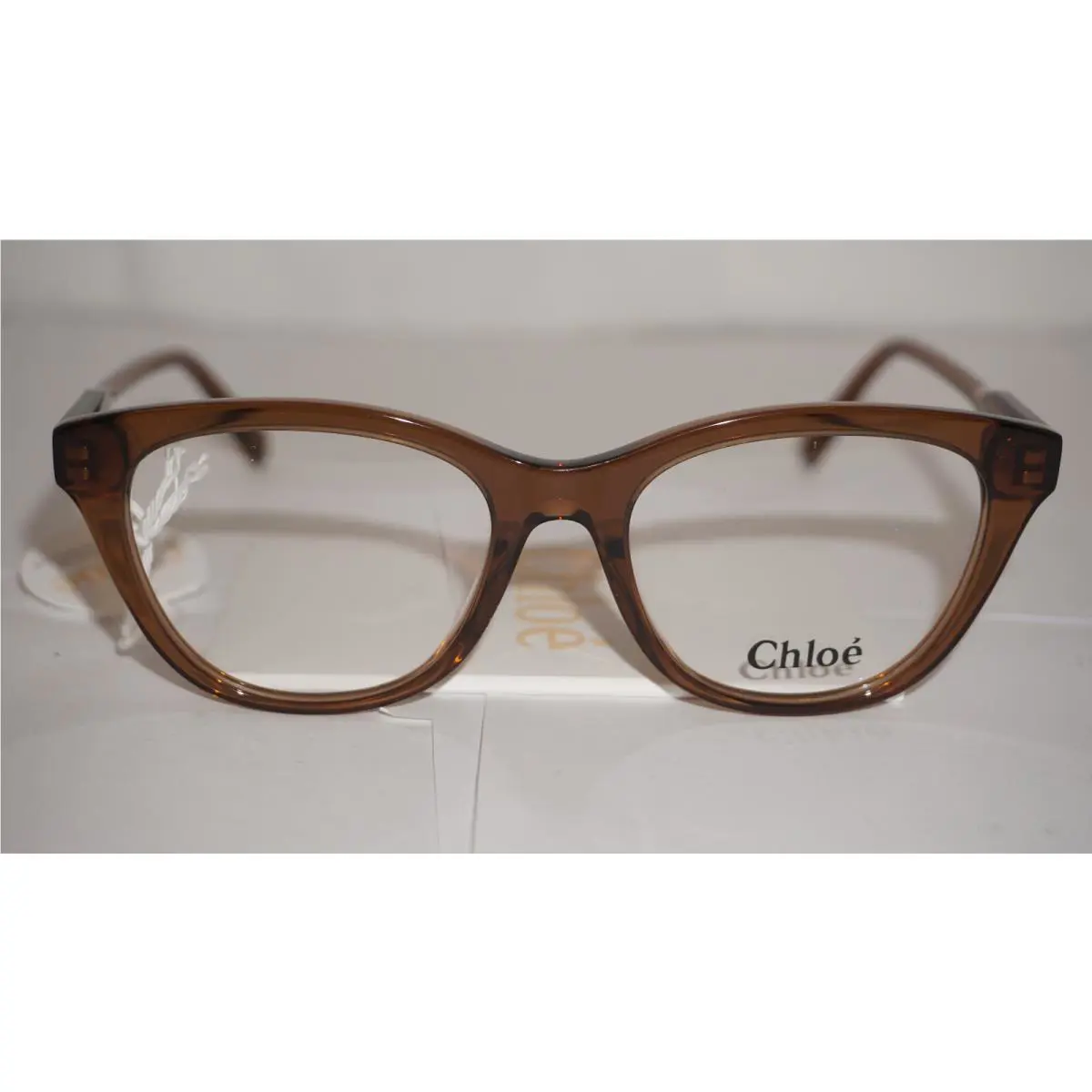 Chloe Eyeglasses Brown Transparent CH0085O 006 51 17 145