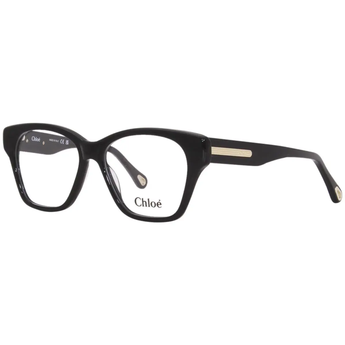 Chloe CH0122O 001 Eyeglasses Frame Women`s Black Full Rim Cat Eye 52mm