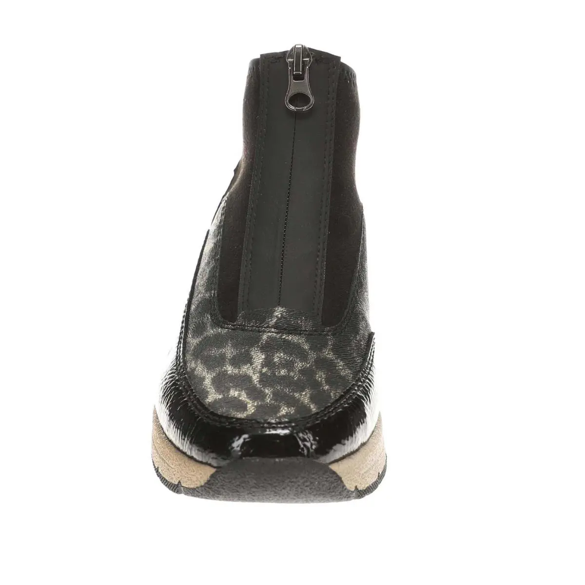 Rieker shoes - Black/Animal Print 2