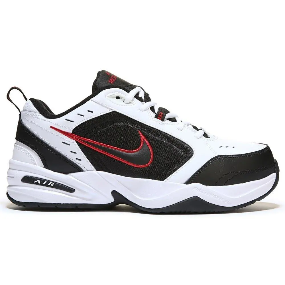 Nike shoes - Nike Air Monarch - Air Monarch - 416355-101 - White, Shoe: Black/Red/White 1