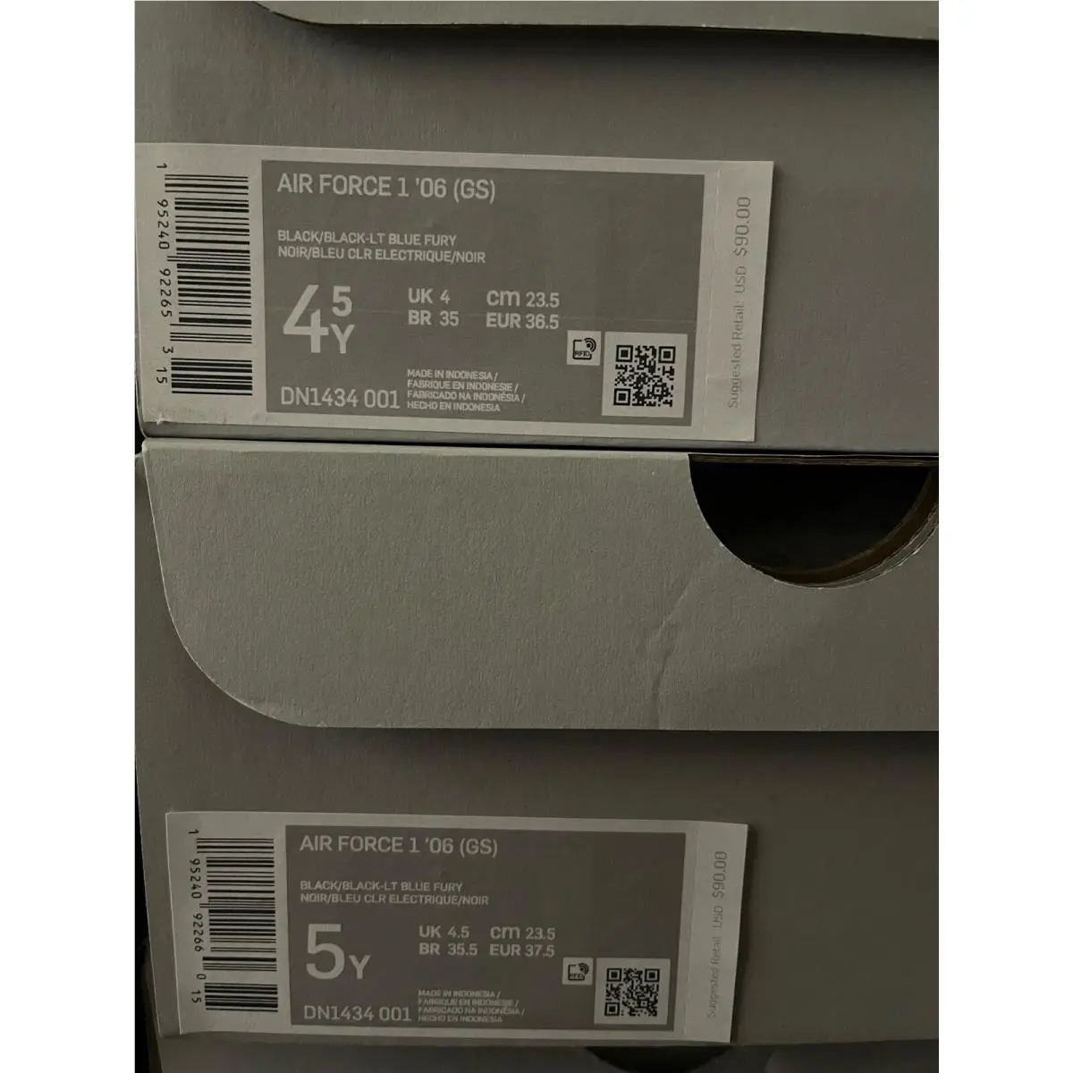 Nike shoes - Nike Air Force 1 - Air Force - DN1434 001 - Black 4