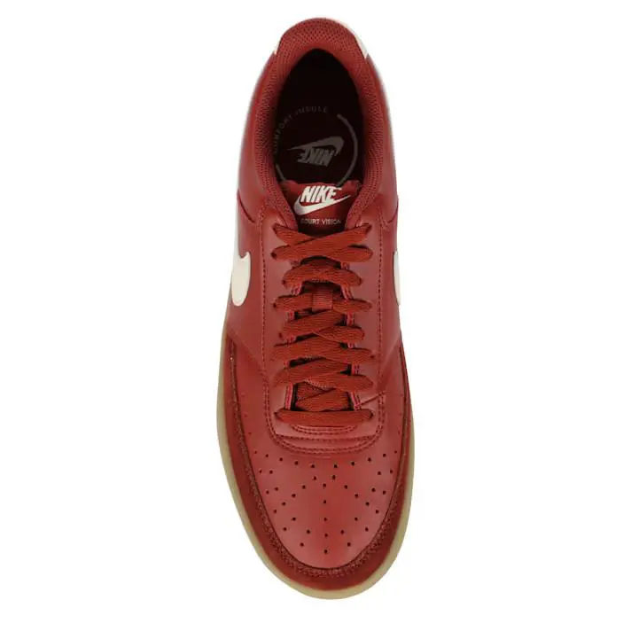 Nike shoes - Nike Air Court - Air Court - Court Vision - Black, Fashion: Burgundy/ White 16