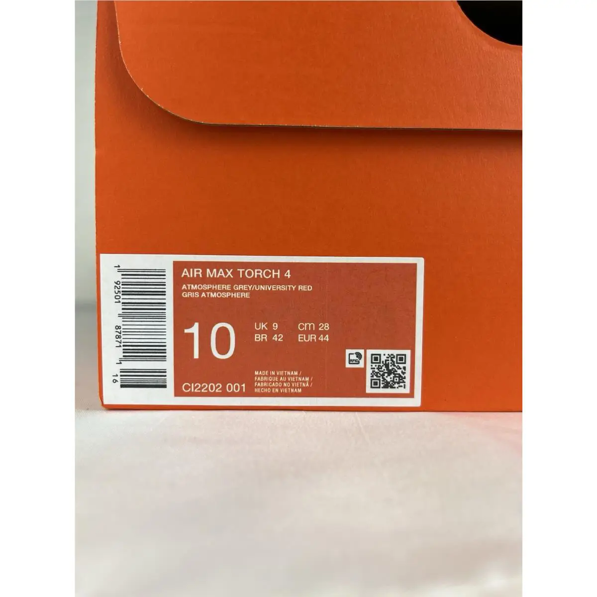 Nike shoes - Nike Air Max Torch 4 - CI2202-001 - Gray 5